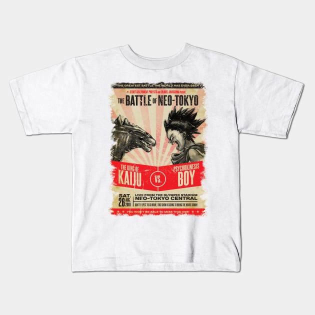 Battle for Tokyo Kids T-Shirt by losthero